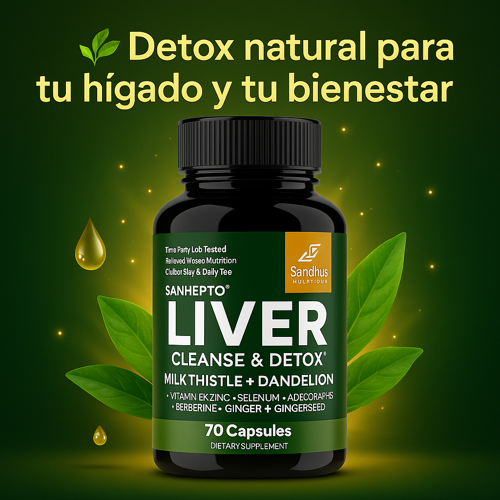 🌿 Liver Cleanse & Detox – Limpieza y Energía Natural para tu Hígado ✨