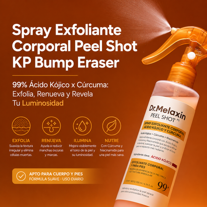 Spray Exfoliante Aclarante con Ácido Kójico