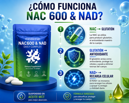 NAD+ Energía y Enfoque