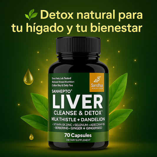 🌿 Liver Cleanse & Detox – Limpieza y Energía Natural para tu Hígado ✨