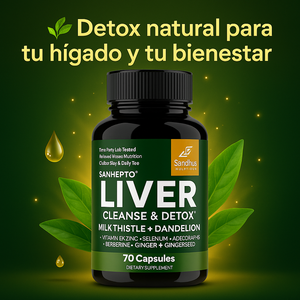 🌿 Liver Cleanse & Detox – Limpieza y Energía Natural para tu Hígado ✨