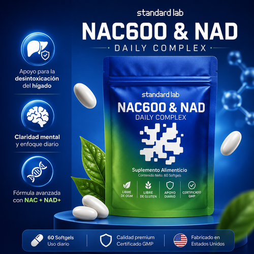 NAD+ Energía y Enfoque
